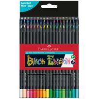 Spalvoti pieštukai Faber-Castell BLACK EDITION, 36 spalvos