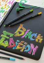 faber piestukai black - Spalvoti pieštukai Faber-Castell BLACK EDITION, 36 spalvos - 3 nuotrauka