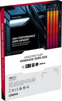 fury kingston renegade - Kingston FURY Renegade RGB, DDR5, 32 GB, 6400 MHz - 6 nuotrauka