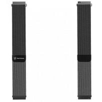 Tactical 22mm Black 364 Loop Magnetic Steel Band