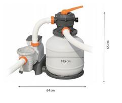 baseinu siurbliai - Smėlio filtravimo siurblys baseinams Bestway 11355l - 3 nuotrauka