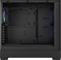 mini itx korpusas - Fractal Design Pop Air RGB TG Clear Tint, juodas - 10 nuotrauka