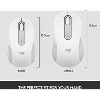 logitech signature m650 mouse - Logitech Signature M650 White (Balta) - 5 nuotrauka