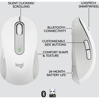 logitech signature m650 mouse - Logitech Signature M650 White (Balta) - 6 nuotrauka