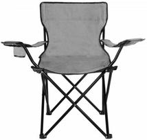 turistines kedes - Sulankstoma kėdė Springos Tourist Chair, juoda/pilka - 2 nuotrauka
