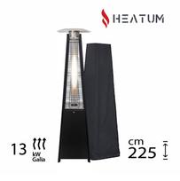 Dujinis šildytuvas  Piramidė Heatum Atėnė Juoda