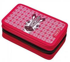Penalas Herlitz Zebra, raudona