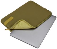 macbook 13 deklas - Case Logic Reflect MacBook Sleeve 13" Olive / Green Olive - 4 nuotrauka