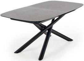 kojos valgomojo stalui - Halmar Capello Table Grey/Black - 3 nuotrauka