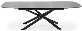 kojos valgomojo stalui - Halmar Capello Table Grey/Black - 4 nuotrauka