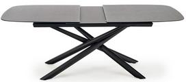 kojos valgomojo stalui - Halmar Capello Table Grey/Black - 5 nuotrauka