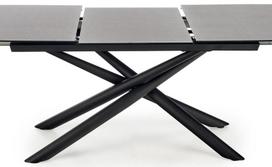 kojos valgomojo stalui - Halmar Capello Table Grey/Black - 6 nuotrauka