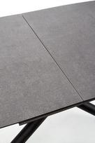 kojos valgomojo stalui - Halmar Capello Table Grey/Black - 8 nuotrauka