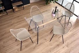 allegra - Halmar Allegro Dining Table Glass - 9 nuotrauka