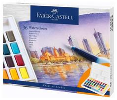 Dažai Faber Castell Watercolours, akvarelė, 36 vnt.