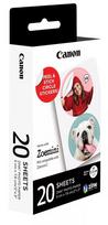 foto popierius 2x3 -  Canon Zink Circle 20 Sheets, Lipdukai / Canon ZINK - 2 nuotrauka