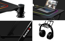 gaming desk - Huzaro Hero 1.8 (juoda) - 4 nuotrauka