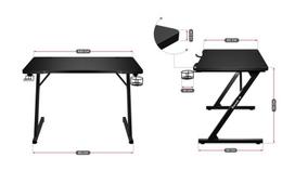gaming desk - Huzaro Hero 1.8 (juoda) - 5 nuotrauka