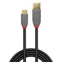 usb c 10gbps kabelis - CABLE USB3.2 A-C 1M/ANTHRA 36911 LINDY - 1 nuotrauka