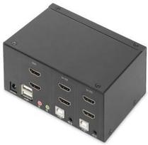 display port laidas - DIGITUS KVM Switch 2x2 HDMI 2-Port - 2 nuotrauka