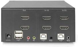 display port laidas - DIGITUS KVM Switch 2x2 HDMI 2-Port - 3 nuotrauka