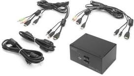 display port laidas - DIGITUS KVM Switch 2x2 HDMI 2-Port - 5 nuotrauka