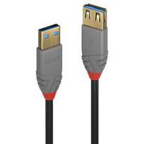 lindy anthra line - CABLE USB3.2 EXTENSION 3M/ANTHRA 36763 LINDY - 1 nuotrauka