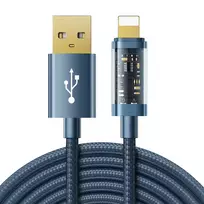 Joyroom USB cable - Lightning for charging, USCJRMS_UL012A20_BLUE