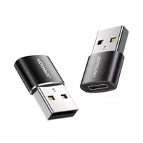 usb type c laidas - Joyroom Adapter from USB Type C (Female) to USB, PCHJRMS_H152_BLACK - 1 nuotrauka