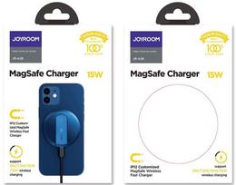 iphone pakrovejas ikroviklis - Joyroom wireless Qi charger 15 W for iPhone, PCHJRMJR_A28 - 7 nuotrauka