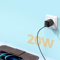 type c pakrovejas - Joyroom fast wall charger USB Type C 20W Power, PCHJRML_P202 - 5 nuotrauka