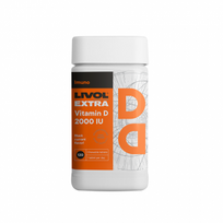  LIVOL EXTRA VITAMINAS D 2000 TV, 120 kramtomųjų tablečių