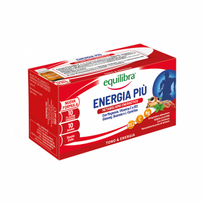  EQUILIBRA maisto papildas energijai ENERGIA PIU, kolos skonio, 15 ml x 10 vnt.