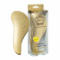  RICH antistatinis plaukų šepetys GOLDEN METALLIC, 1 vnt.