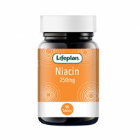  LIFEPLAN NIACINAS 250 mg, 90 tablečių