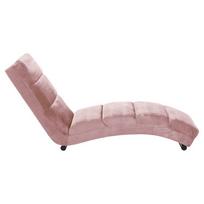 slinky - Fotelis Actona Slinky, juodas/rožinis, 170 cm x 60 cm x 82 cm - 2 nuotrauka