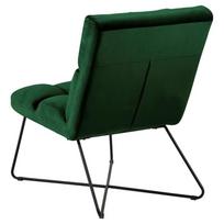 zali foteliai - Fotelis Actona Alba 89991, tamsiai žalia, 62 cm x 86 cm x 90 cm - 3 nuotrauka
