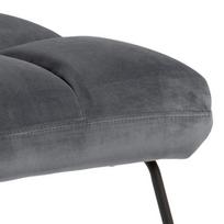 pilka fotel - Fotelis Actona Alba 89990, tamsiai pilka, 62 cm x 86 cm x 90 cm - 4 nuotrauka