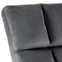 pilka fotel - Fotelis Actona Alba 89990, tamsiai pilka, 62 cm x 86 cm x 90 cm - 6 nuotrauka