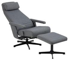 fotelio koju atrama - Fotelis Actona Tranby 62368, tamsiai pilka, 118 cm x 66 cm x 113 cm - 3 nuotrauka