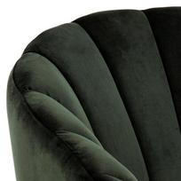 zali foteliai - Fotelis Actona Daniella 95846, aukso/tamsiai žalia, 76 cm x 76 cm x 81 cm - 4 nuotrauka