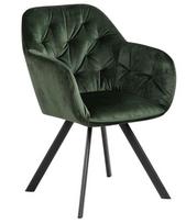 Fotelis Actona Lola, žalias, 61.5 cm x 57.5 cm x 81.5 cm