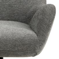 kreslas recliner - Fotelis Actona Talgarth Recliner With Footstool, juodas/antracito, 86 cm x 76 cm x 105 cm - 5 nuotrauka