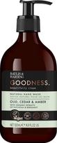  BAYLIS & HARDING natūralus skystas rankų muilas GOODNESS OUD CEDAR & AMBER, 500 ml