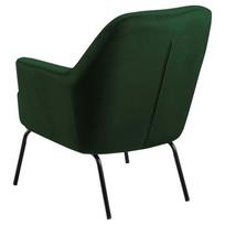 zali foteliai - Fotelis Actona Melissa, žalias, 75 cm x 75 cm x 83 cm - 3 nuotrauka