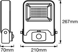50w led prozektoriai - Ledvance - LED prožektorius su jutikliu ENDURA LED/50W/230V IP44 - 5 nuotrauka
