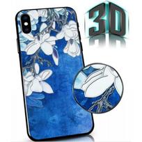 Mocco "Flowers 3D Case Galaxy A72/ A72 5G" Blue