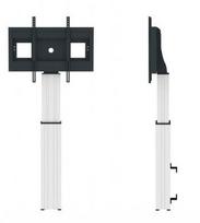 tv laikiklis - NEWSTAR MOTORISED FLOOR STAND/WALL MOUNT - VESA 200X200 UP TO 800X600 42-100" SILVER - 1 nuotrauka