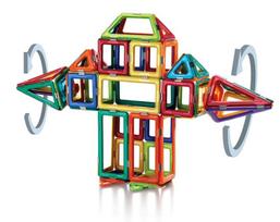 geosmart - GEOSMART magnetinis konstruktorius su RC GeoSpace Station 70 pcs., GEO401 - 3 nuotrauka