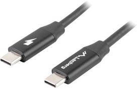 usb c usb b kabelis - LANBERG CA-CMCM-40CU-0018-BK - 2 nuotrauka